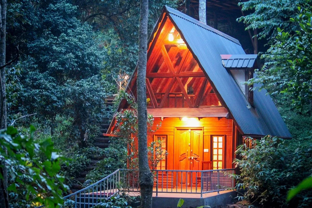 Stay at an A-Frame Cottage in Coorg